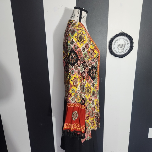 Bali Multicolor Patterned Cardigan - Picture 2 of 6